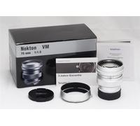 Voigtländer Nokton 75mm F/1.5 Silver | ✅ 5 years warranty at Photospecialist