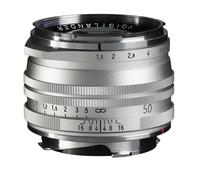 Voigtländer Nokton 50mm F/1.5 II M.C. Leica M Mount zilver | ✅ 5 years warranty at Photospecialist