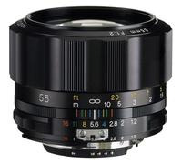 Voigtländer Nokton 55mm F/1.2 SLII-S Nikon Ai-S (CPU) black lens