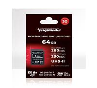 Voigtländer Prof. High-Speed SDXC 64GB, UHS-II, Cl10, U3, V90 (280/250 MB/s)