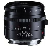 Voigtlander 75mm f2.8 VM Apo-Skopar Lens for Leica M - Black