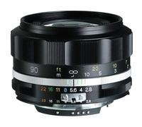 Voigtlander 90mm f2.8 SL II-S Apo-Skopar Nikon Fit Black Lens
