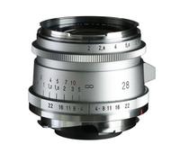 Voigtlander 28mm f2 VM Ultron Vintage Line ASPH Type II Lens Silver