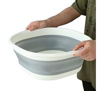 Voihamy Foldable Dish Tub | Washing Up Bowl | Round Wash Basin | Portable Washing Up Bowl Camping | Folding Laundry Tub | Multipurpose Dish Tub for Home Kitchen Travel Camping