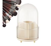 Voihamy Modern Minimalist Rotating Makeup Brush Holder - Dustproof & Organized Cosmetics & Brushes - Green