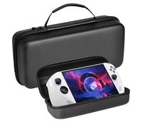 Voikoli Protective Bag Portable Storage Case Compatible with Lenovo Legion Go S / Legion Go 2, MSI Claw 8 AI+ Game Console, Eva Hard Shell Case (Black)