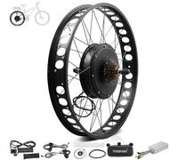 Voilamart 48V 1000W Electric Bike Conversion Kit, 26" Fat Tire Rear Wheel ebike Motor Conversion Kit, e bike Cycling Hub with Intelligent Controller and PAS (48V 1000W Rear without LCD)