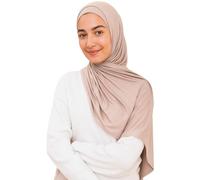 Voile Chic Instant Hijab Scarf For Women - Premium Jersey Head Scarf Wrap - Vanilla