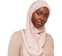 Voile Chic Luxury Chiffon Hijab Scarf for Women - Made in Turkey - Islamic Head Scarf Wrap for Muslim - Nude
