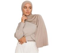 Voile Chic Premium Jersey Hijab Scarf For Women - Islamic Head Scarf Wrap Hijabs - Vanilla