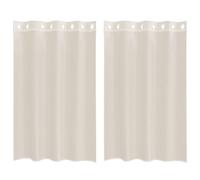 (purple, 140 x 260 cm) vidaXL Voile Curtains 2 pcs net curtain sheer curtain