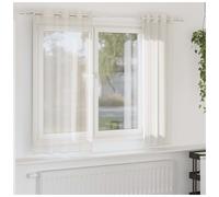 (cream, 140 x 175 cm) vidaXL Voile Curtains with Grommets 2 pcs Apple Green 140x225 cm net curtain