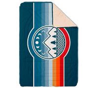 Voited - 4-in-1 Camping blanket - CloudTouch Blanket Camp Vibes Two - Blue Blue one size