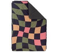 Voited - 4-in-1 Camping blanket - Fleece Blancket Wavecheck - Khaki Khaki one size