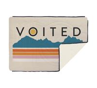 Voited | Fleece Pillow Blanket | Fleece Camp Blanket | Snowy Peak One Size