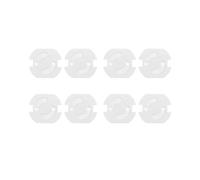 VOIV Baby Safety Rotate Cover 2 Hole Round European Standard Electric Protection Children Socket Plastic Security Locks