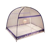VOIV Pop-up Mosquito net, Self-Standing Pop-Up Mosquito Net，5 Seconds Get Install, with Bottom for Bed and for Camping, Folding Portable Design (Size : 120x200x135cm)