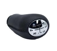 Voixyo Automatic Gear Shift knob Gear Shift Knob for Dacia for Sandero MK1 2008-2012 Plastic Leather Matte MT 5SPEED+R(Only knob)