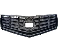 Voixyo Car Fog Grille Grill for For SRX 2010-2016 Black Grille Front Bumper Mask for Radiator(Half black logo)