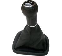 Voixyo for Seat for Leon 2000 2001 2002 for Toledo 1999 5Speed 12mm/ 23mm Gear Lever Stick Car Shift Knob with Leather(: 23mm Hole)