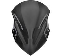 Voixyo Motorcycle Street Bike Windshield Windscreen ABS Plastic Wind(Smoke Color)