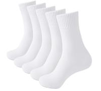 VoJoPi 5 Pairs Thermal Mens Socks, Cozy Cushioned Thick Socks for Hiking Walking Casual, UK 6-11