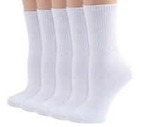 VoJoPi Women’s Cotton Socks 5/10 Pack - Soft Breathable Crew Socks | Comfortable Combed Cotton Socks for Ladies Casual Sports School & Everyday Wear