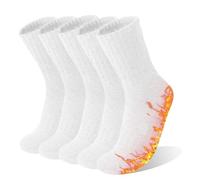 VoJoPi Womens Thermal Socks Warm Wool Hiking Walking Thick Cozy Ladies Boot Work Socks 5 Pairs,Uk 4-8