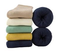 VoJoPi Womens Thermal Socks Warm Wool Hiking Walking Thick Cozy Ladies Boot Work Socks 5 Pairs,Uk 4-8