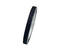 Vokenforu 10mm*50m Glitter Washi Tape, 1 Roll Sparkling Decorative Tape Self Adhesive Washi Tape for Craft Wrapping Scrapbook, Black