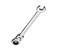 Vokenforu 11mm Flex-Head Ratchet Spanner, Metric Wrench, Chrome Vanadium Steel, Ratcheting Combination Tool for Car Bicycle Repair at Home Workshop