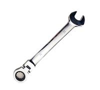 Vokenforu 17mm Flex-Head Ratchet Spanners, Metric Wrench, Chrome Vanadium Steel, Ratcheting Combination Wrench, Tool Wrench for Car Bicycle Repair at Home Workshop