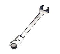 Vokenforu 18mm Flex-Head Ratchet Spanners, Chrome Vanadium Steel, Ratcheting Combination Wrench for Car & Bicycle Repair