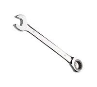 Vokenforu 18mm Ratchet Spanner, Ratcheting Combination Wrench, Hardened Chrome Vanadium Steel Open End Spanner Metric