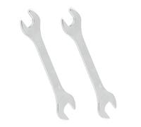 Vokenforu 2 Pcs Open End Spanner, 16mm x 17mm Super Thin Carbon Steel Double Open Ended Wrench, Metric Repairing Tool for Bicycle