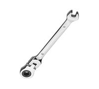Vokenforu 6mm Flex-Head Ratchet Spanners, Metric Wrench, Chrome Vanadium Steel, Combination Tool for Car Bicycle Repair at Home Workshop