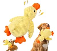 vokkrv Paw Love Calming Duck, Interactive Plush Duck Toys for Large Dogs, Durable Stuffed Calming Pillow with Quack Sound and Crazy Crinkle, Calming Duck Toy for Small Medium Large Dogs (M)