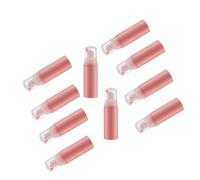 Vokowin 10pcs Soap Foam Bottle, with Pink Press Pump Head, Refillable Home Use Foaming Soap Dispenser for Facial Cleanser Shampoo Shower Gel (K24-10)