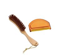 Vokowin 2pcs Clothes Brush, Lint Brush and Cashmere Comb for Suits, Cashmere, Wool, Velvet, Suede, Hat for Fabrics to Easily Remove Fluff, Fuzz, Dust, Lint, and Pet Hair to your Garments (K270-2)