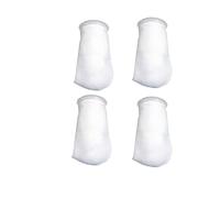 Vokowin 4pcs 200 Micron Aquarium Filter SocksFish Tank Marine Sump Mesh Pre Filter Socks Filter Bags, liquid Fabric Filter Bag (K27-4)
