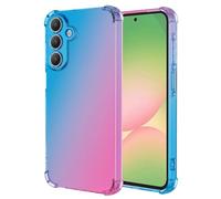 Vokuha Phone Case for Galaxy A57 5G Case/for SamsungA57 SM-A576U1 Cases, Cute Clear Gradient Slim Shockproof TPU Back Phone Protective Cover for Samsung Galaxy A57 5G Blue/Pink