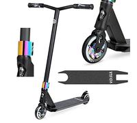VOKUL BIZT K1 Pro Scooter - Stunt Scooters for Kids 7 Years and Up, Beginner to Intermediate Tricks Freestyle Scooters with 110MM Wheels (Neo Chrome)