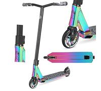 VOKUL BIZT K1 Pro Scooter - Stunt Scooters for Kids 7 Years and Up, Beginner to Intermediate Tricks Freestyle Scooters with 110MM Alloy Wheels (Neo)