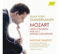 モーツァルト : ヴァイオリン協奏曲全集 Vol.2 (Mozart : Violon Concertos Nos. 2 & 5, Sinfonia Concertanite / Frank Peter Zimmermann | Antoine Tamestit | Radoslaw Szulc | Kammerorchester des Symphonieorchesters des Bayerischen Rundfunks) [輸入盤] [日本語帯・解説付]
