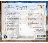VOL.4 FOLK SONGS - VAUGHAN WILLIAMS,R. CD NEW