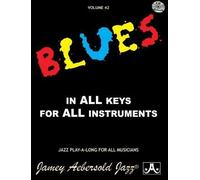 Vol. 42, Blues In All Keys (Book & CD Set) by Jamey Aebersold (1999) Audio CD