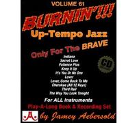 Vol. 61, Burnin'!!! Up-Tempo Jazz Standards (Book & CD set) by Jamey Aebersold Play-A-Long Series (1999-12-25)