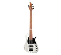 Vola Electric Bass Vasti 5 STM J1 Sandblasted Olympic White Matte Handmade in Japan MIJ Roasted Maple Neck Stainless Steel Frets Gotoh Bridge Gotoh Tuner Signature model 5 Strings Modern C Neck