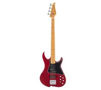 Vola Electric Bass ZVA 4P MF Bass Candy Apple Red Gloss Handmade in Japan MIJ Gotoh Bridge Gotoh Tuner 4 Strings Modern C Neck For All Levels