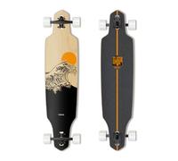 VOLADOR Urban Freeride Pro Longboard Cruiser 40inch | Canadian Maple Wood Deck & Forged Reverse Kingpin Truck | Drop Through Longboard Complete Setup for Urban Commuting(Kanagawa)